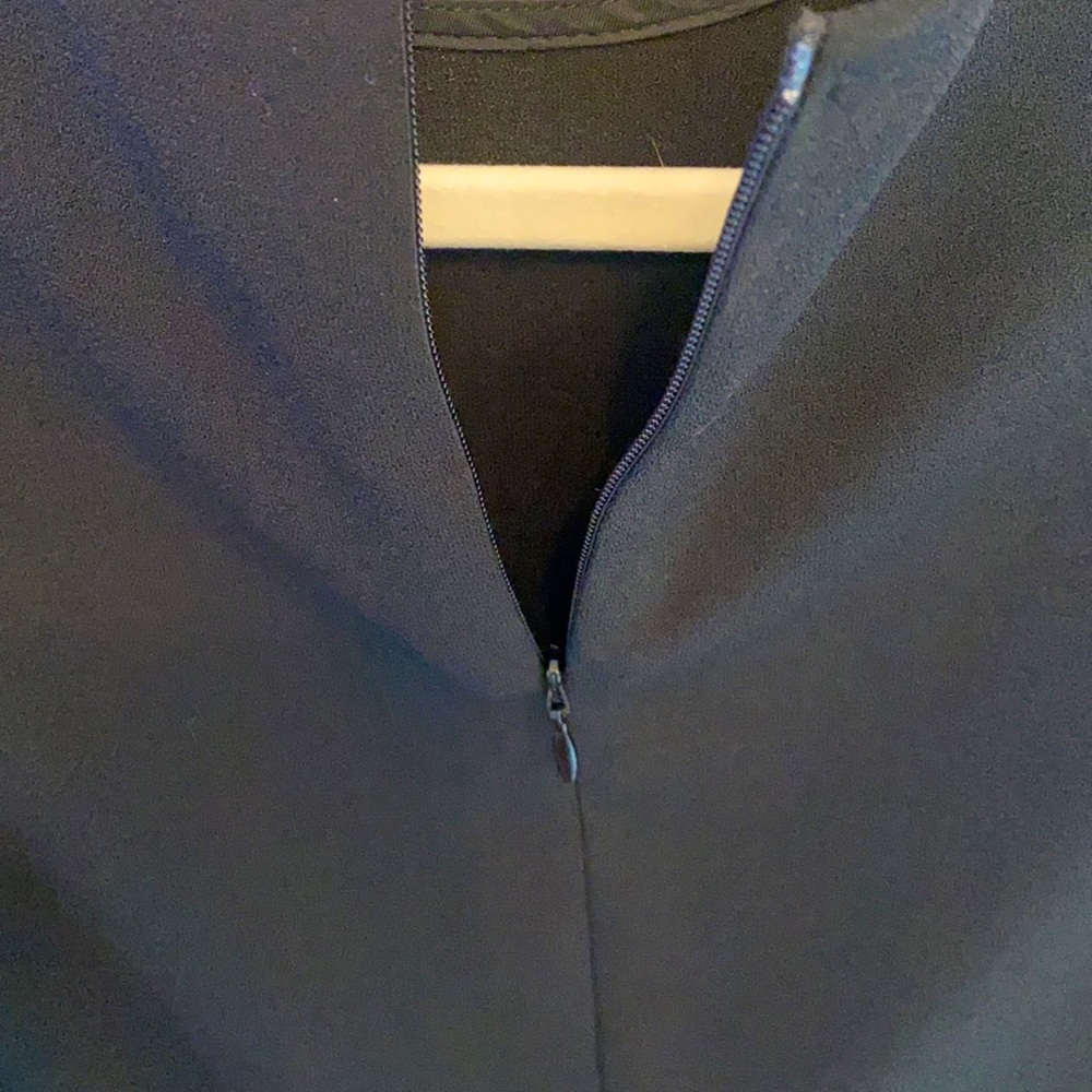 Zara modest black A- line midi long sleeve dress size M - Picture 7 of 7